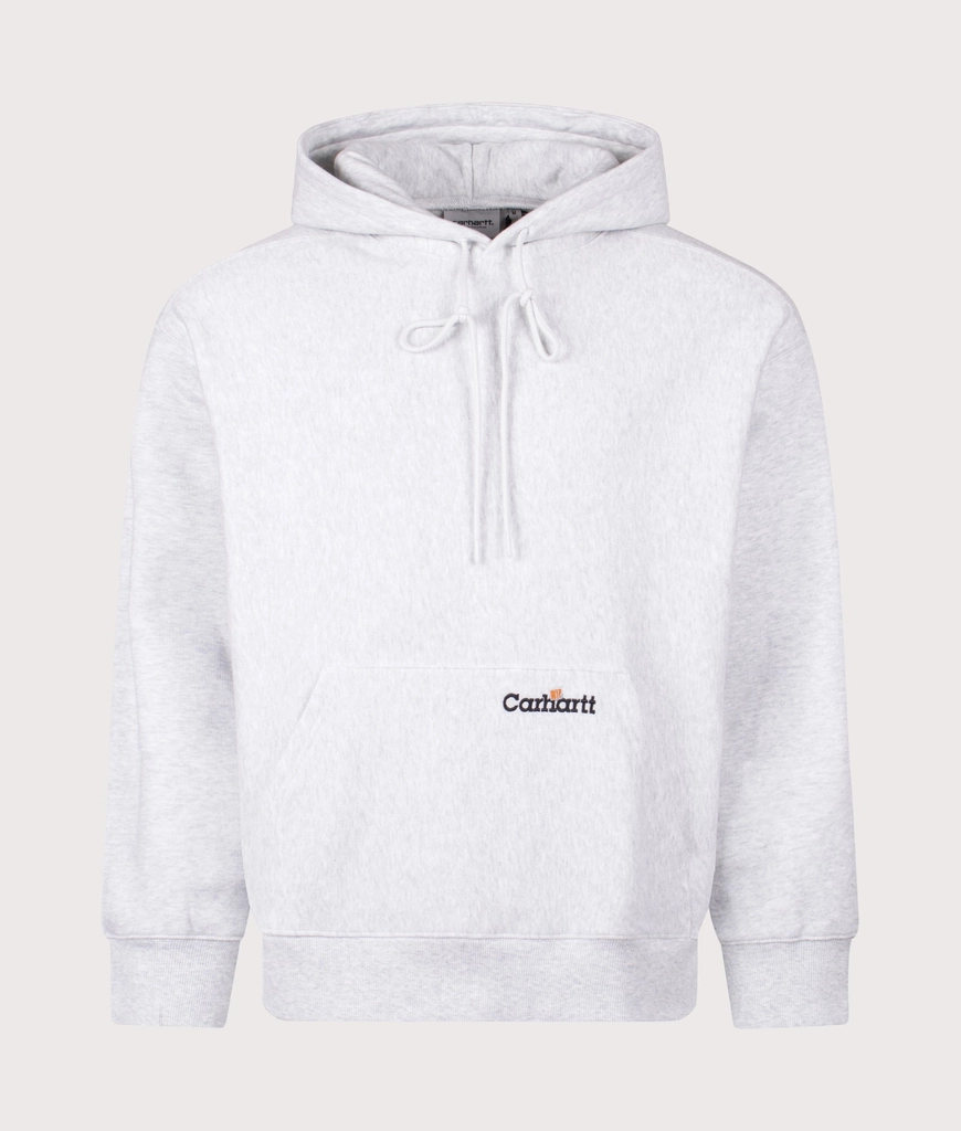 Carhartt WIP Mens Relaxed Fit Label Script Hoodie